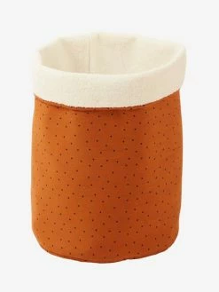 Panier Réversible Fausse Fourrure Bouclette Blanc/caramel Imprimé - Vertbaudet -Philips Shop panier reversible fausse fourrure bouclette 4