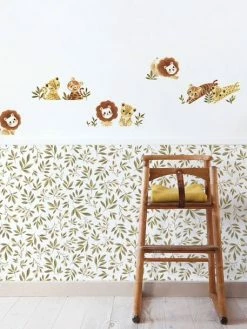 Papier Peint Feuillage Savane Felidae LILIPINSO Lichen - Lilipinso -Philips Shop papier peint feuillage savane felidae lilipinso 2