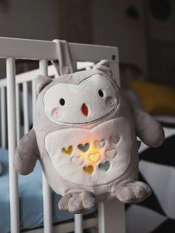 Peluche Aide Au Sommeil Rechargeable TOMMEE TIPPEE Ollie La Chouette Gris Clair/blanc - Tommee Tippee -Philips Shop peluche aide au sommeil rechargeable tommee tippee ollie la chouette 4