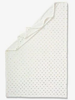 Plaid Enfant Motifs Dorés écru / Coeurs Dorés - Vertbaudet -Philips Shop plaid enfant motifs dores 1