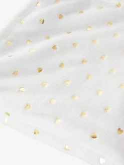 Plaid Enfant Motifs Dorés écru / Coeurs Dorés - Vertbaudet -Philips Shop plaid enfant motifs dores 2