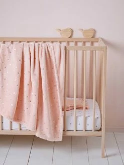 Plaid Enfant Motifs Dorés écru / Coeurs Dorés - Vertbaudet -Philips Shop plaid enfant motifs dores 4