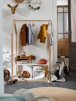 Portant Maison Blanc / Bois - Vertbaudet -Philips Shop portant maison 3