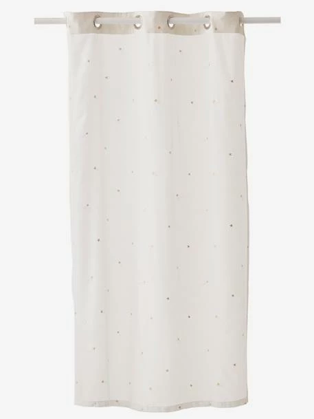 Rideau Voilage Etoiles Filantes Ivoire/or - Vertbaudet 4 Rideau Voilage Etoiles Filantes Ivoire/or - Vertbaudet – Image 2