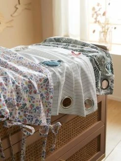 Rideau Voilage PLACE DU LILAS écru / Multicolore - Vertbaudet -Philips Shop rideau voilage place du lilas 3