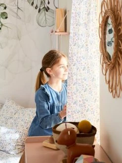 Rideau Voilage PLACE DU LILAS écru / Multicolore - Vertbaudet -Philips Shop rideau voilage place du lilas 4