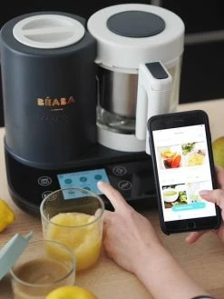 Robot Connecté BEABA Babycook Smart Gris Anthracite/blanc - Beaba -Philips Shop robot connecte beaba babycook smart 2