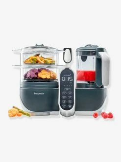 Robot Multifonction BABYMOOV Nutribaby+ Préparateur Culinaire Cuiseur Et Mixeur Industrial Grey - Babymoov -Philips Shop robot multifonction babymoov nutribaby preparateur culinaire cuiseur et mixeur 4