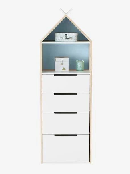 Semainier Fond Réversible Bleu Ou Rose LIGNE TIPILI Bleu Clair - Vertbaudet 5 Semainier Fond Réversible Bleu Ou Rose LIGNE TIPILI Bleu Clair - Vertbaudet – Image 3