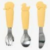 Set Couverts Enfant Silicone Et Inox X3 Sauge - Vertbaudet -Philips Shop set couverts enfant silicone et inox x3