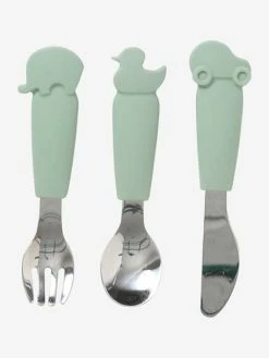 Set Couverts Enfant Silicone Et Inox X3 Sauge - Vertbaudet -Philips Shop set couverts enfant silicone et inox x3 3