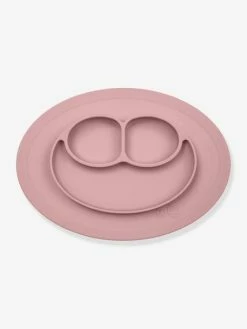 Set De Table Tout-en-un Avec Assiette EZPZ Mini Mat En Silicone Rose - EZPZ