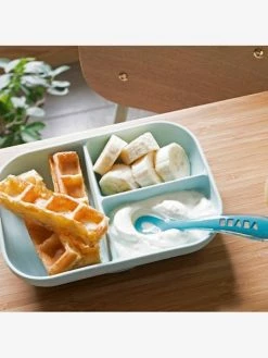 Set Vaisselle 2 Pièces Silicone BEABA Gris Clair - Beaba -Philips Shop set vaisselle 2 pieces silicone beaba 4