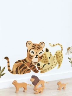 Stickers XL Léopard/Tigre Felidae LILIPINSO Bronze - Lilipinso -Philips Shop stickers xl leopardtigre felidae lilipinso 1