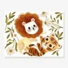 Stickers XL Lion/Tigre Felidae LILIPINSO Marron - Lilipinso -Philips Shop stickers xl liontigre felidae lilipinso
