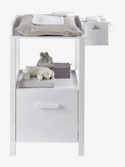 Table à Langer Avec Tiroir Variety Blanc Clair Uni - Vertbaudet -Philips Shop table a langer avec tiroir variety 2