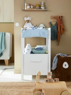 Table à Langer Avec Tiroir Variety Blanc Clair Uni - Vertbaudet -Philips Shop table a langer avec tiroir variety 3