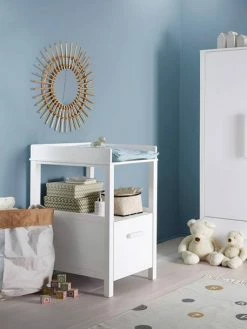 Table à Langer Avec Tiroir Variety Blanc Clair Uni - Vertbaudet -Philips Shop table a langer avec tiroir variety 4