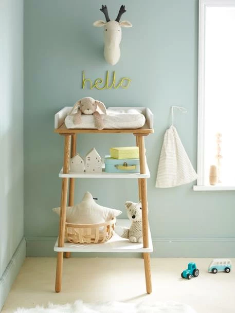 Table à Langer LIGNE CONFETTI Blanc/bois - Vertbaudet 8 Table à Langer LIGNE CONFETTI Blanc/bois - Vertbaudet – Image 6