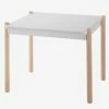 Table De Jeu LIGNE WOODY Blanc - Bois - Vertbaudet -Philips Shop table de jeu ligne woody