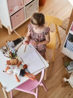 Table De Jeu LIGNE WOODY Blanc - Bois - Vertbaudet -Philips Shop table de jeu ligne woody 3