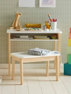 Tabouret Maternelle Ecolier Blanc - Vertbaudet