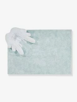 Tapis Coton Lavable Ailes Puffy Wings LORENA CANALS Bleu Grisé - Lorena Canals