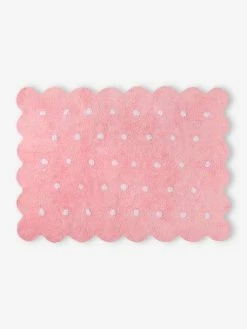Tapis Coton Lavable Biscuit à Pois LORENA CANALS Rose - Lorena Canals -Philips Shop tapis coton lavable biscuit a pois lorena canals 2