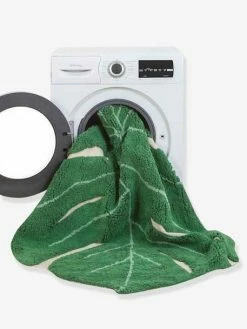 Tapis Coton Lavable Feuille Monstera LORENA CANALS Vert - Lorena Canals -Philips Shop tapis coton lavable feuille monstera lorena canals 4