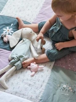 Tapis De Sol Patchwork DOUCE PROVENCE Parme / Multicolore - Vertbaudet -Philips Shop tapis de sol patchwork douce provence 1