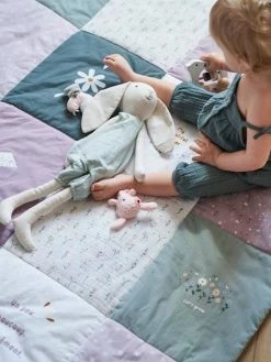 Tapis De Sol Patchwork DOUCE PROVENCE Parme / Multicolore - Vertbaudet -Philips Shop tapis de sol patchwork douce provence 2