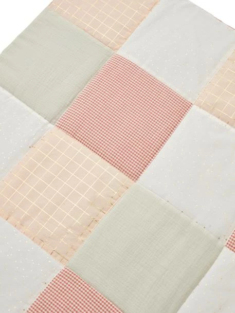 Tapis De Sol Patchwork GIRLY VICHY Rose / Multicolore - Vertbaudet 5 Tapis De Sol Patchwork GIRLY VICHY Rose / Multicolore - Vertbaudet – Image 3