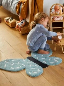 Tapis En éponge Papillon Bleu/blanc - Vertbaudet -Philips Shop tapis en eponge papillon 5
