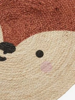 Tapis Jute Renard Marron Moyen Uni Avec Decor - Vertbaudet -Philips Shop tapis jute renard 3