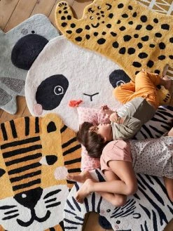 Tapis Panthère Ocre / Noir - Vertbaudet -Philips Shop tapis panthere 1