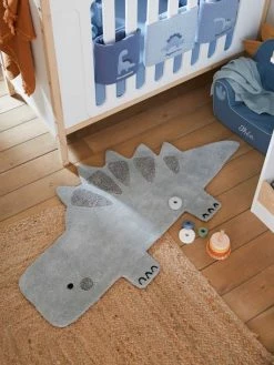 Tapis PETIT DINO Vert Kaki - Vertbaudet -Philips Shop tapis petit dino 1