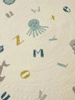 Tapis Rond Abécédaire Marin Ivoire - Vertbaudet -Philips Shop tapis rond abecedaire marin 2