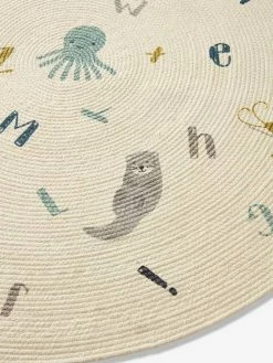 Tapis Rond Abécédaire Marin Ivoire - Vertbaudet -Philips Shop tapis rond abecedaire marin 3