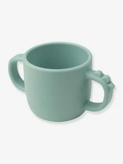 Tasse à 2 Poignées DONE BY DEER Peekaboo Crocodile En Silicone Vert - Done By Deer -Philips Shop tasse a 2 poignees done by deer peekaboo crocodile en silicone 5