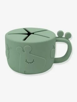 Tasse à Goûter DONE BY DEER Peekaboo Raffi En Silicone Vert - Done By Deer -Philips Shop tasse a gouter done by deer peekaboo raffi en silicone 4