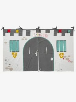Tente De Lit Château Fort Pour Lit Mezzanine Mi Hauteur Ligne Everest Gris - Vertbaudet -Philips Shop tente de lit chateau fort pour lit mezzanine mi hauteur ligne everest 2