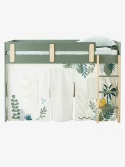 Tente De Lit Jungle Imaginaire Blanc Clair Uni Avec Decor - Vertbaudet