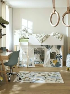 Tente De Lit Jungle Imaginaire Blanc Clair Uni Avec Decor - Vertbaudet -Philips Shop tente de lit jungle imaginaire 3