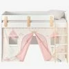 Tente De Lit Princesse Féérique Pour Lit Mezzanine Mi Hauteur Ligne Everest Rose - Vertbaudet