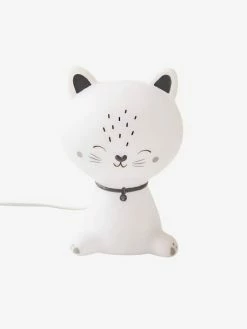 Veilleuse Moustachat Blanc / Bleu - Vertbaudet